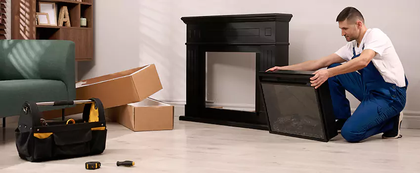Old Rusted Metal Fireplace Repair And Replacement in Hobbs, NM